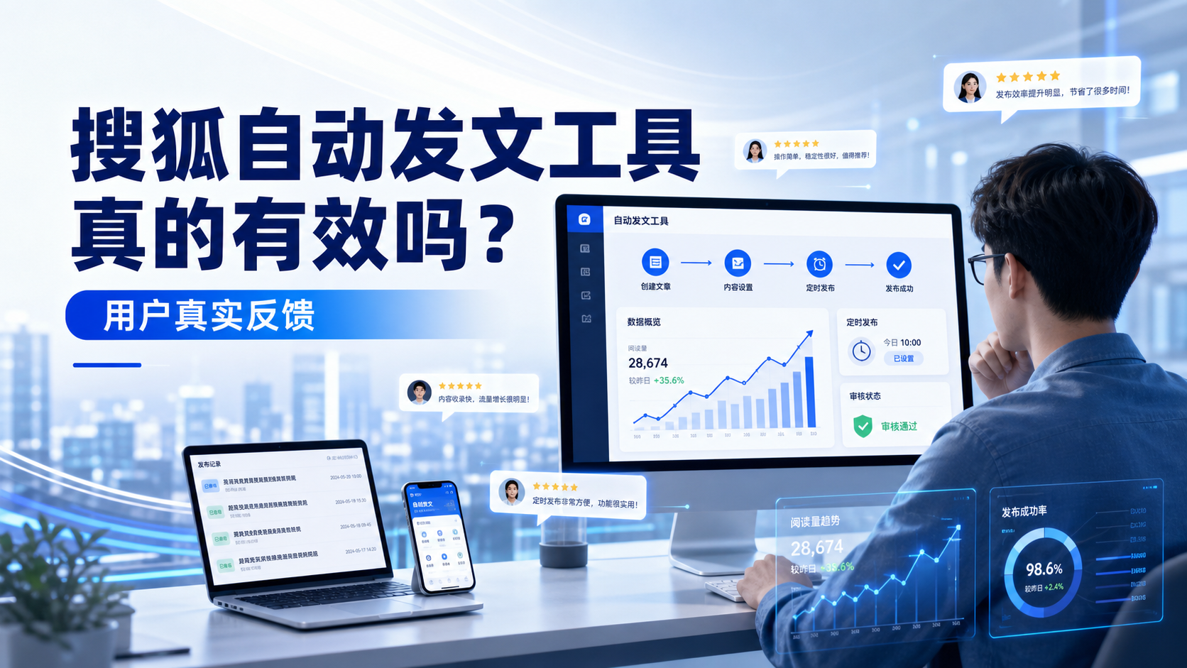 搜狐自动发文工具真的有效吗？白杨用户的真实反馈