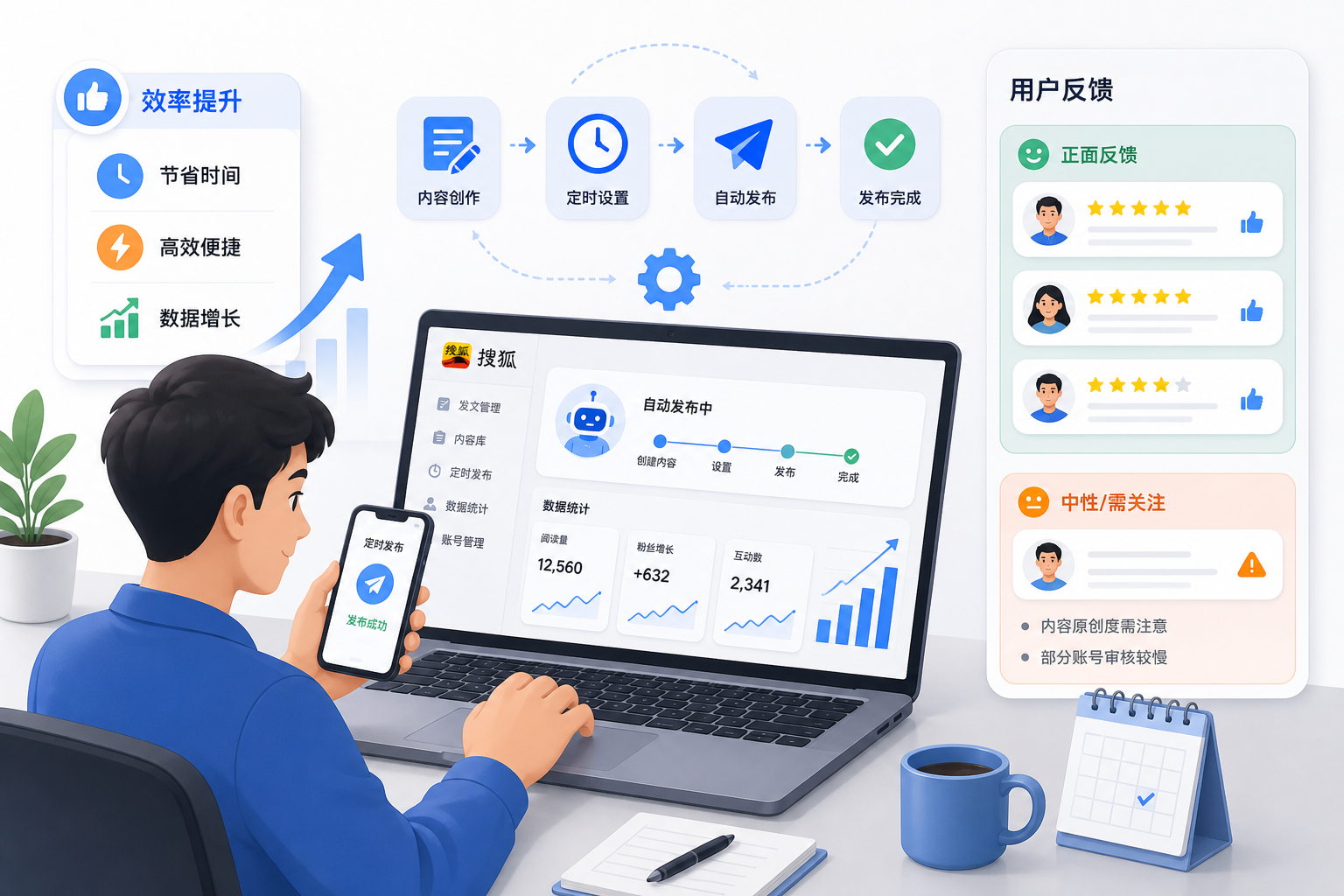搜狐自动发文工具真的有效吗?白杨用户的真实反馈