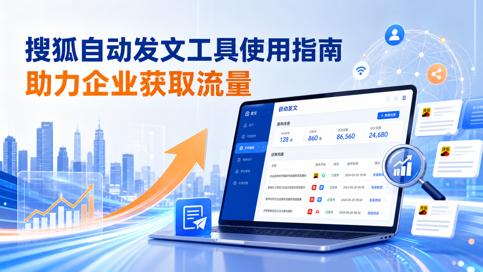 搜狐自动发文工具的使用指南：助力白杨企业获取流量